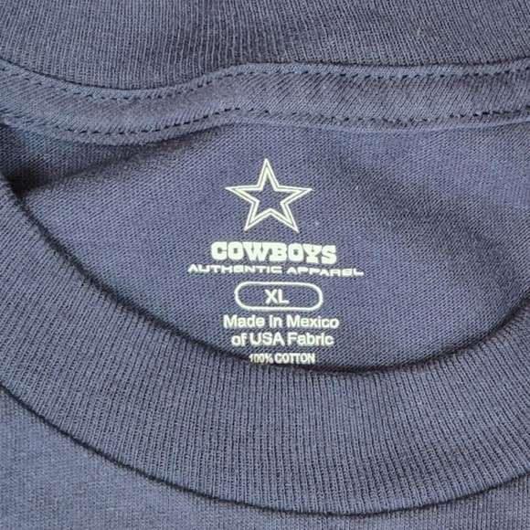 Dallas Cowboys Men's T-shirt Football NFL Authentic Apparel Size XL New - Picture 4 of 4